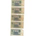 3 рубля 1961г набор 5шт